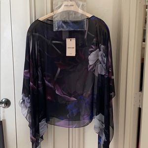 Roberto Cavalli Marchito Print Silk Top